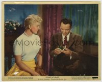 7h155 YOUNG AT HEART color 8x10 still #1 1954 great close up of happy Doris Day & Frank Sinatra!