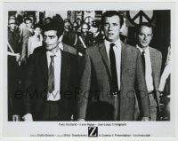 7h996 Z 8x10.25 still 1969 Yves Montand & Charles Denner in street, Costa-Gavras classic