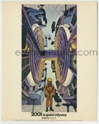 7h005 2001: A SPACE ODYSSEY Cinerama color English FOH LC 1968 Kubrick, Bob McCall centrifuge art!