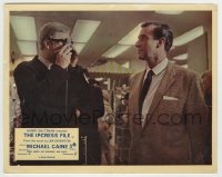 7h060 IPCRESS FILE color English FOH LC 1965 Michael Caine as Harry Palmer, country of origin!