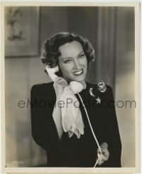 7h388 FATHER TAKES A WIFE 8.25x10 still 1941 smiling Gloria Swanson on phone by Hendrickson!