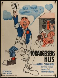 7j420 SCANDALS OF CLOCHEMERLE Danish 1949 Simone Michels, Felix Oudart, Saturnin Fabre!