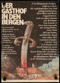 7j120 HANUL DINTRE DEALURI East German 12x16 1988 completely different artwork, bloody sword!