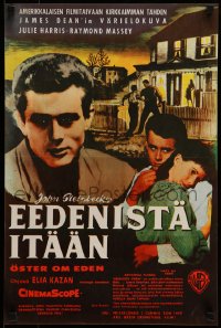 7j133 EAST OF EDEN Finnish 1955 first James Dean, John Steinbeck, directed by Elia Kazan!