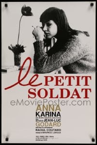 7j924 LE PETIT SOLDAT Japanese R1990s Jean-Luc Godard, different image of smoking Anna Karina!