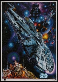 7j969 STAR WARS Japanese R1982 George Lucas classic epic, Commemorative art by Noriyoshi Ohrai!