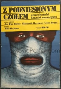 7j746 WALKING TALL Polish 23x33 1976 Joe Don Baker as Buford Pusser, Nasfeter art of bandaged man!
