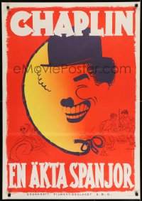 7j061 BURLESQUE ON CARMEN Swedish R1937 Bjorne art of Charlie Chaplin in parody of Bizet's opera!
