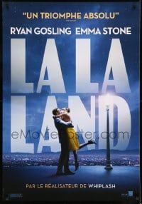 7j024 LA LA LAND teaser Swiss 2016 great image of Ryan Gosling & Emma Stone kissing, different!