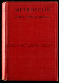 7m008 METROPOLIS English hardcover book 1927 Thea von Harbou's novel with images from the movie!