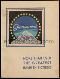 7m146 PARAMOUNT FIRST QUARTER 1935-36 campaign book 1935 Carole Lombard, Hopalong Cassidy, Popeye!