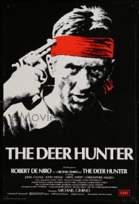 7m001 DEER HUNTER English 1sh 1979 directed by Michael Cimino, Robert De Niro, Russian Roulette!