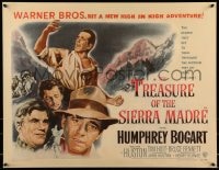 7m137 TREASURE OF THE SIERRA MADRE 1/2sh 1948 Humphrey Bogart, Holt, Walter & John Huston, rare!