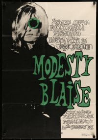 7m300 MODESTY BLAISE Hungarian 23x33 1970 female secret agent Monica Vitti by Crescencia Zelenak!