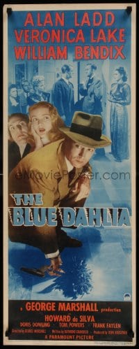7m190 BLUE DAHLIA insert 1946 Alan Ladd, sexy Veronica Lake, William Bendix, different & rare!