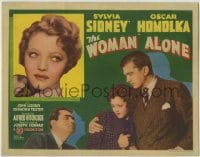 7m072 SABOTAGE TC 1937 Alfred Hitchcock, Sylvia Sidney, Oscar Homolka, The Woman Alone, very rare!