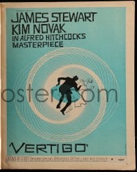 7m160 LOOK magazine June 10, 1958 full-page ad with Saul Bass art for Alfred Hitchcock's Vertigo!