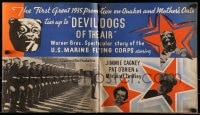 7m166 DEVIL DOGS OF THE AIR promo brochure 1935 James Jimmie Cagney, cool Quaker Oats tie-in!