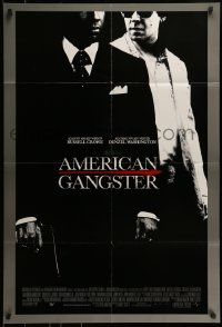 7r037 AMERICAN GANGSTER int'l DS 1sh 2007 Denzel Washington, Russell Crowe, Ridley Scott directed!