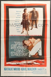 7r107 BOMBERS B-52 1sh 1957 Natalie Wood, Karl Malden, No Sleep Till Dawn!