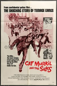 7r145 CAT MURKIL & THE SILKS 1sh 1976 David Kyle, the shocking story of teenage gangs!