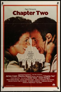 7r153 CHAPTER TWO int'l 1sh 1980 James Caan, Marsha Mason, written by Neil Simon, red style!