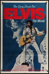 7r269 ELVIS int'l 1sh 1979 Kurt Russell as Presley, directed by John Carpenter, rock & roll!
