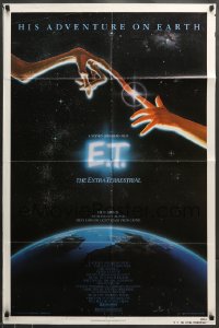 7r260 E.T. THE EXTRA TERRESTRIAL NSS style 1sh 1982 Steven Spielberg classic, John Alvin art!