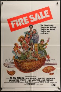 7r301 FIRE SALE int'l 1sh 1977 Alan Arkin, Rob Reiner, they're just plain nuts, Bill Elder art
