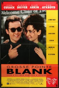 7r366 GROSSE POINTE BLANK DS 1sh 1997 John Cusack, Driver, even a hitman deserves a second shot!