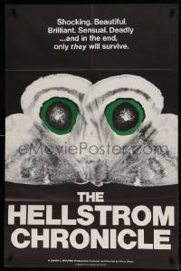 7r395 HELLSTROM CHRONICLE int'l 1sh 1971 cool huge moth close up image, only THEY will survive!