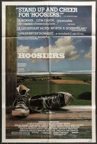 7r410 HOOSIERS 1sh 1986 best basketball movie ever, Gene Hackman, Dennis Hopper!