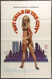 7r412 HOT CHILD IN THE CITY 1sh 1979 John Holmes, L'Oriele, At home in a tenement or a penthouse!
