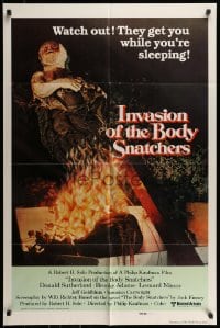 7r439 INVASION OF THE BODY SNATCHERS style A int'l 1sh 1978 Kaufman remake, cool & different!