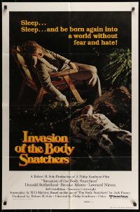 7r440 INVASION OF THE BODY SNATCHERS style B int'l 1sh 1978 Kaufman remake, cool & different!