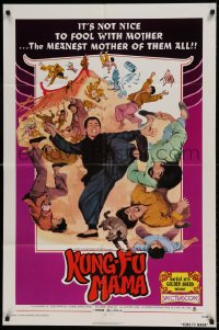 7r478 KUNG-FU MAMA 1sh 1974 Shan dong lao niang, Wang Yu in wacky martial arts action!