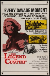 7r492 LEGEND OF CUSTER int'l 1sh 1967 Wayne Maunder leads the cavalry raid against the Indians!