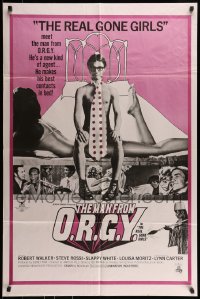 7r541 MAN FROM O.R.G.Y. 1sh 1970 he's a new kind of agent that makes his best contacts in bed!