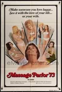 7r555 MASSAGE PARLOR '73 1sh 1973 Massagesalon der jungen Madchen, images of sexy girls!