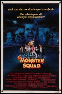 7r580 MONSTER SQUAD 1sh 1987 art of young heroes and classic villains by Craig!