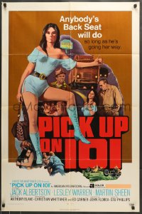 7r655 PICK UP ON 101 1sh 1972 sexy Lesley Ann Warren knows where she wants to go!