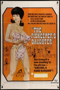 7r656 PIGKEEPER'S DAUGHTER 1sh 1972 she brought new meaning to driving a hard bargain!