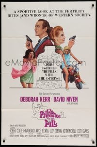 7r687 PRUDENCE & THE PILL 1sh 1968 Deborah Kerr, David Niven, Judy Geeson, birth control comedy!