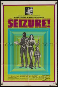 7r769 SEIZURE 1sh 1974 Oliver Stone's directional debut, Herve Villechaize is the dwarf!