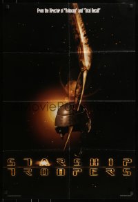 7r825 STARSHIP TROOPERS teaser DS 1sh 1997 Paul Verhoeven, based on Robert A. Heinlein's novel!