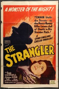 7r834 STRANGLER 1sh 1942 Judy Campbell & Sebastian Shaw in an English murder mystery!