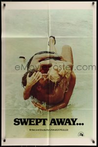 7r852 SWEPT AWAY int'l 1sh 1975 Giancarlo Giannini, Mariangela Melato, directed by Lina Wertmuller!