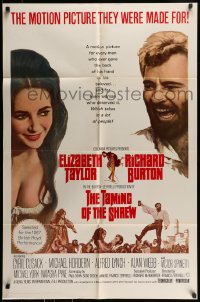 7r860 TAMING OF THE SHREW 1sh 1967 great images of sexiest Elizabeth Taylor & Richard Burton!