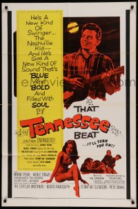 7r887 THAT TENNESSEE BEAT 1sh 1966 Merle Travis is the Nashville Kid, country music!