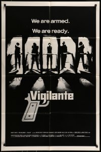 7r949 VIGILANTE int'l 1sh 1983 Robert Forster, Williamson, completely different image and design!